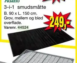 Harald Nyborg Adano 3-i-1 smudsmåtte tilbud