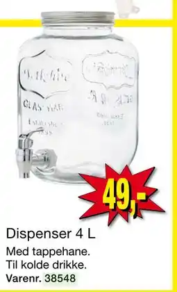 Harald Nyborg Dispenser 4 L tilbud