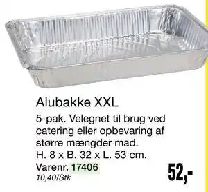 Harald Nyborg Alubakke XXL tilbud