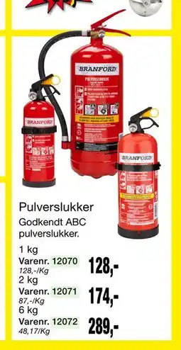Harald Nyborg Pulverslukker tilbud