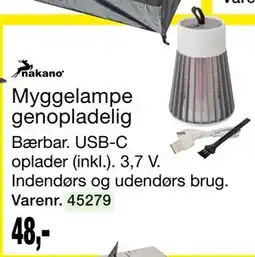 Harald Nyborg Myggelampe genopladelig tilbud