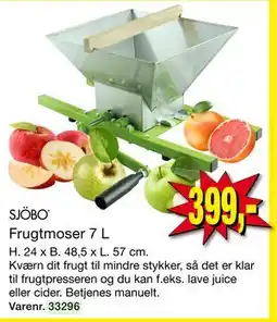 Harald Nyborg Frugtmoser 7 L tilbud