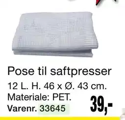 Harald Nyborg Pose til saftpresser tilbud