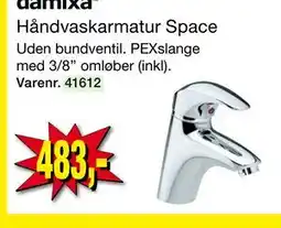 Harald Nyborg Håndvaskarmatur Space tilbud