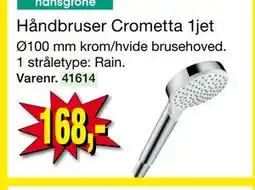 Harald Nyborg Håndbruser Crometta 1jet tilbud
