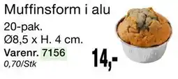 Harald Nyborg Muffinsform i alu tilbud
