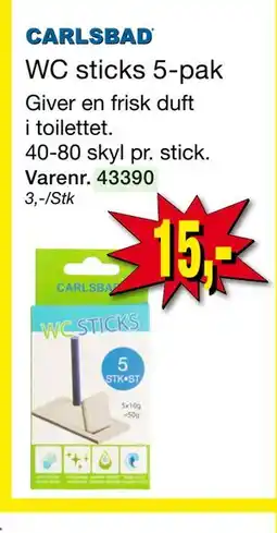 Harald Nyborg WC sticks 5-pak tilbud