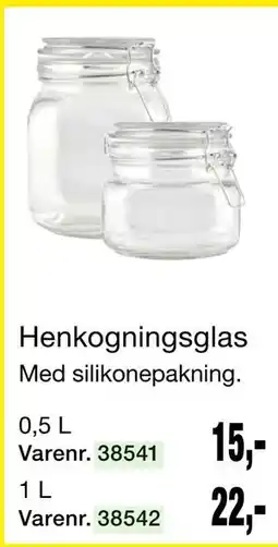 Harald Nyborg Henkogningsglas tilbud