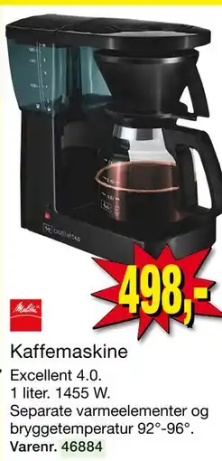 Harald Nyborg Melitta Kaffemaskine tilbud