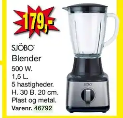 Harald Nyborg SJÖBO Blender tilbud