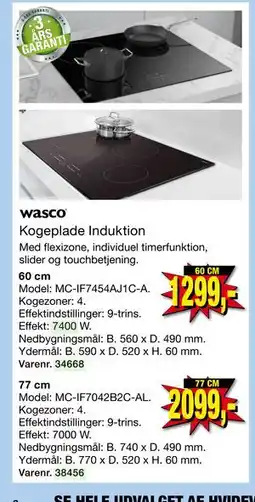 Harald Nyborg wasco Kogeplade Induktion tilbud