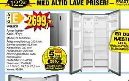 Harald Nyborg Amerikaner Køle-/Frys tilbud