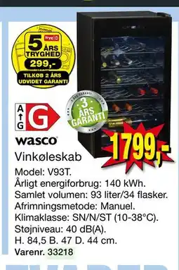 Harald Nyborg Vinkøleskab tilbud