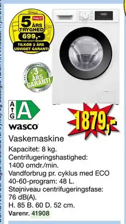 Harald Nyborg Vaskemaskine tilbud