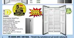 Harald Nyborg Amerikaner Køle/Frys tilbud