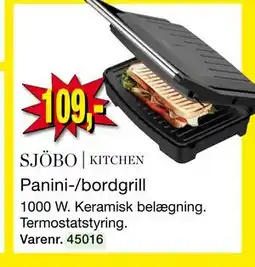 Harald Nyborg SJÖBO | KITCHEN Panini-/bordgrill tilbud