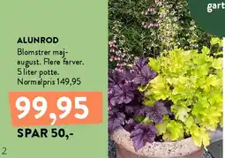 Plantorama ALUNROD tilbud