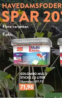 Plantorama COLOMBO MULTI STICKS 2,5 LITER tilbud