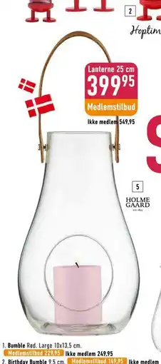 Imerco Holmegaard Design with Light Lanterne tilbud