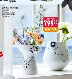 Imerco Sort Mega Riflet vase tilbud
