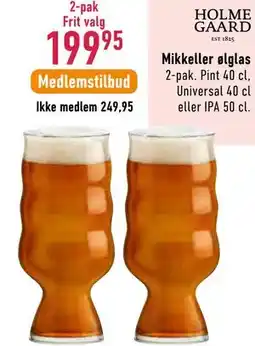 Imerco Mikkeller ølglas tilbud