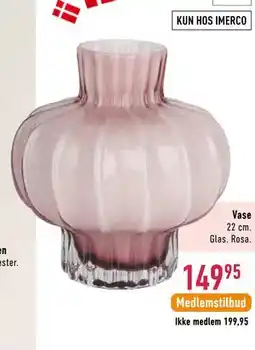 Imerco Vase tilbud