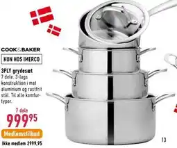 Imerco 3PLY grydesæt tilbud