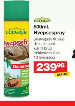 Bauhaus ECOStyle 500ml. Hvepsespray tilbud