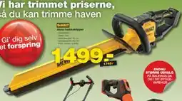 Bauhaus DEWALT Akku-hækkeklipper tilbud
