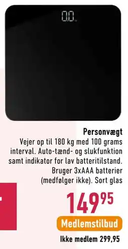 Imerco Personvægt tilbud
