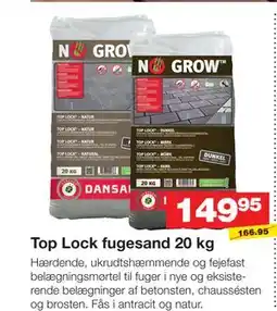 Bauhaus Top Lock fugesand 20 kg tilbud