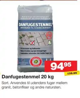 Bauhaus Danfugestenmel 20 kg tilbud