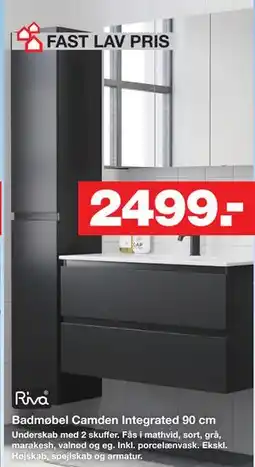 Bauhaus Badmøbel Camden Integrated 90 cm tilbud