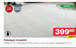 Bauhaus Parketgulv Innoplank tilbud