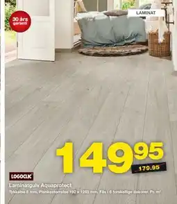 Bauhaus Laminatgulv Aquaprotect tilbud