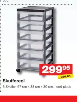 Bauhaus Skuffereol tilbud