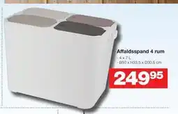 Bauhaus Affaldsspand 4 rum tilbud