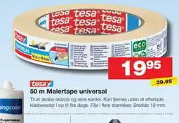 Bauhaus 50 m Malertape universal tilbud