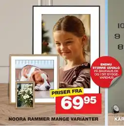 Bauhaus NOORA RAMMER MANGE VARIANTER tilbud