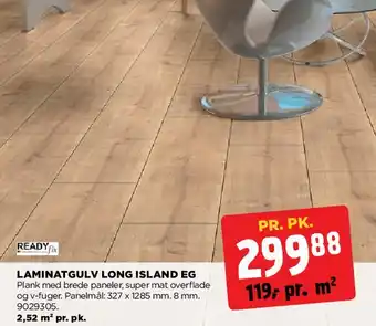 jem & fix LAMINATGULV LONG ISLAND EG tilbud