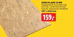 jem & fix OSB3 PLADE 10 MM tilbud