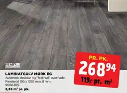 jem & fix LAMINATGULV MØRK EG tilbud