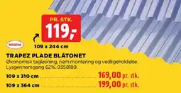 jem & fix TRAPEZ PLADE BLÅTONET tilbud