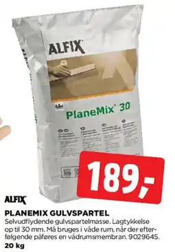 jem & fix ALFIX PLANEMIX 30 (GULVSPARTEL) tilbud