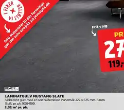 jem & fix LAMINATGULV MUSTANG SLATE tilbud