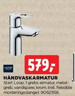 jem & fix HÅNDVASKARMATUR tilbud