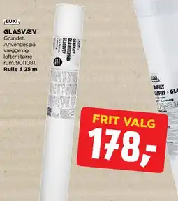 jem & fix Glasvæv / Glasfilt (rulle) tilbud