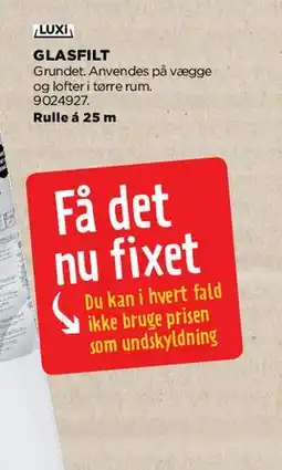 jem & fix Glasfilt (rulle) tilbud