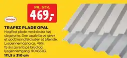 jem & fix TRAPEZ PLADE OPAL tilbud
