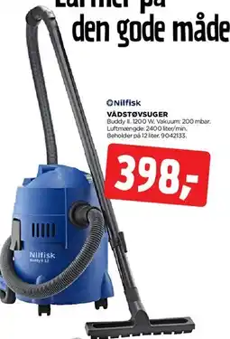 jem & fix Nilfisk vådstøvsuger tilbud